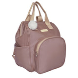Mochila Maternidade Grande com Bolso Térmico Cute Marrom