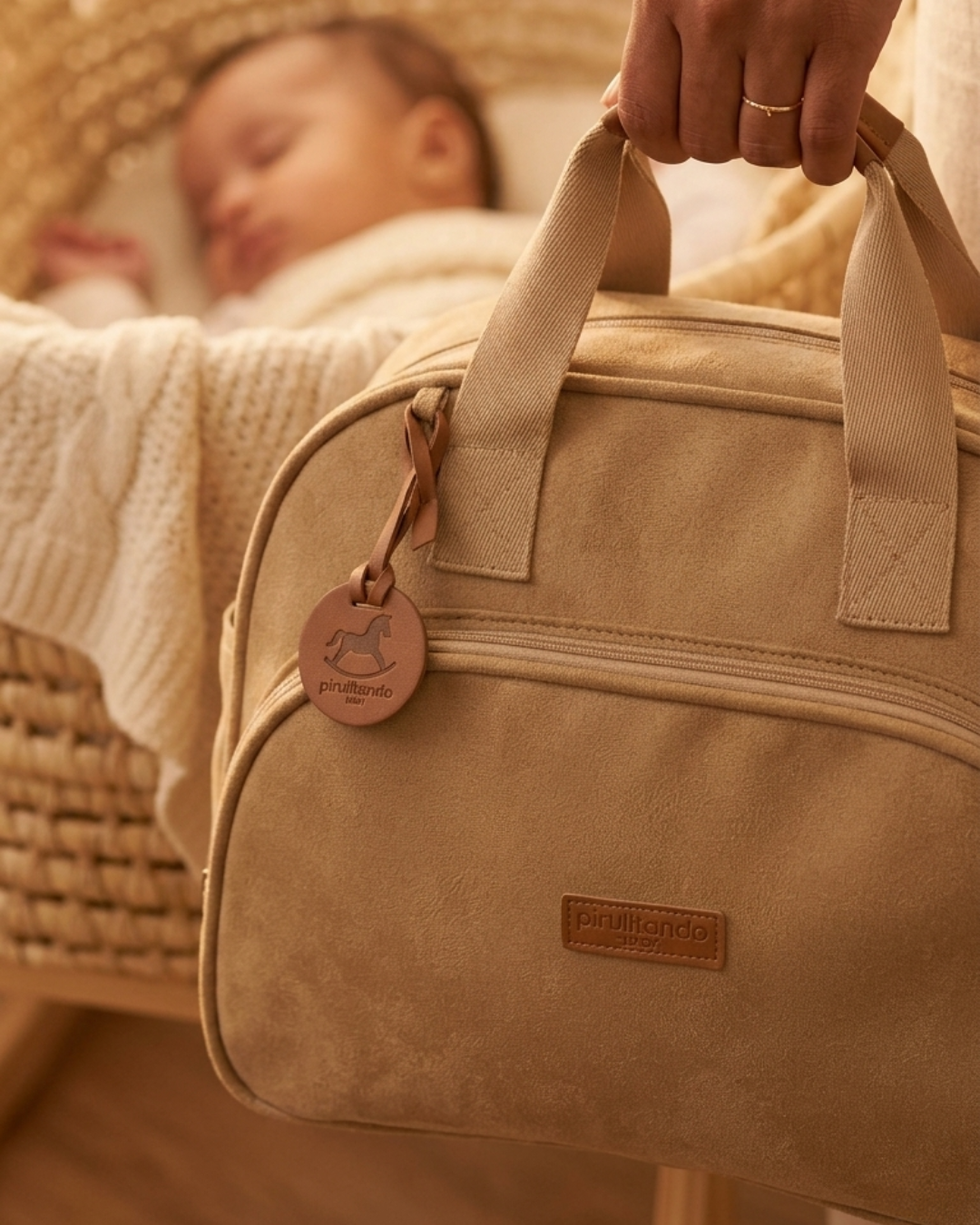 Bolsa maternidade neutra e atemporal: elegante e sem cara de bebê