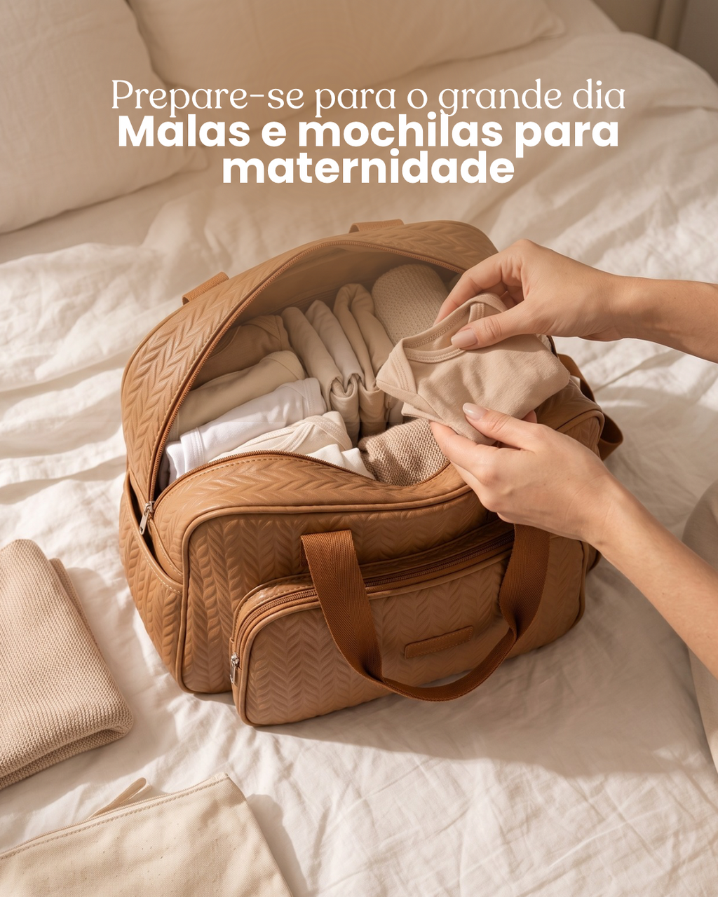 Bolsa Maternidade Grande Refúgio Marrom