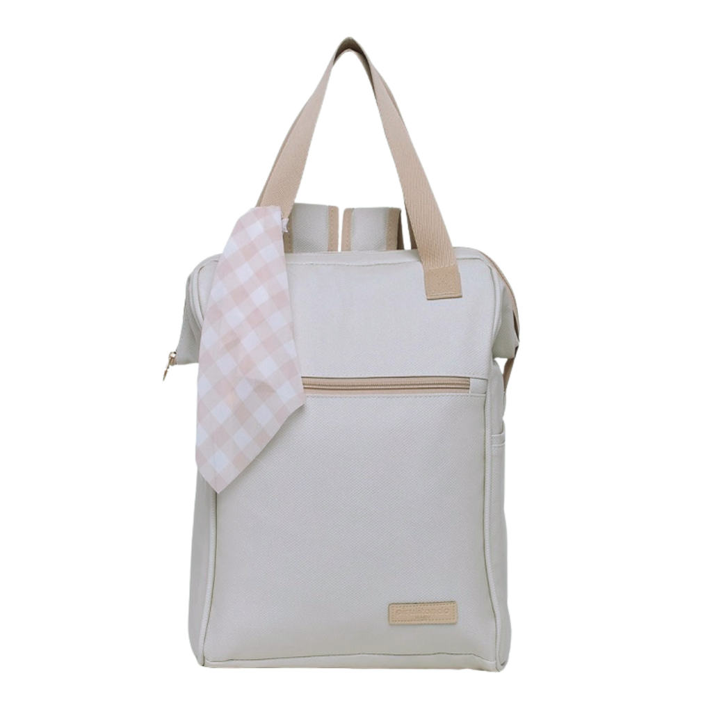 Mochila Maternidade Grande Encanto Marfim