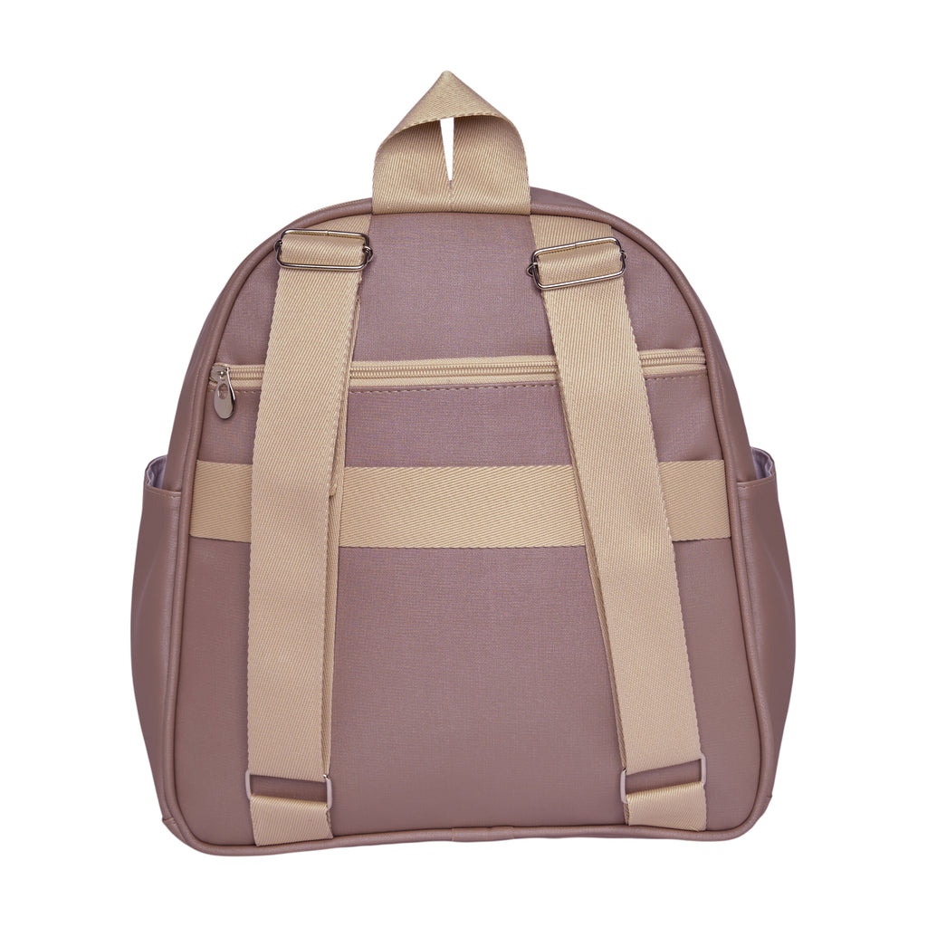 Mochila Maternidade de Passeio com Bolso Térmico Cute Marrom