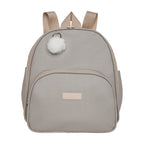 Mochila Maternidade de Passeio com Bolso Térmico Cute Cinza