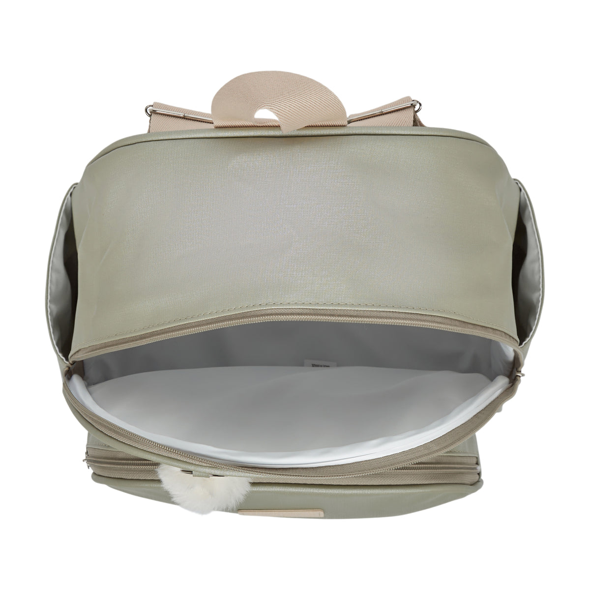 Mochila Maternidade de Passeio com Bolso Térmico Cute Verde