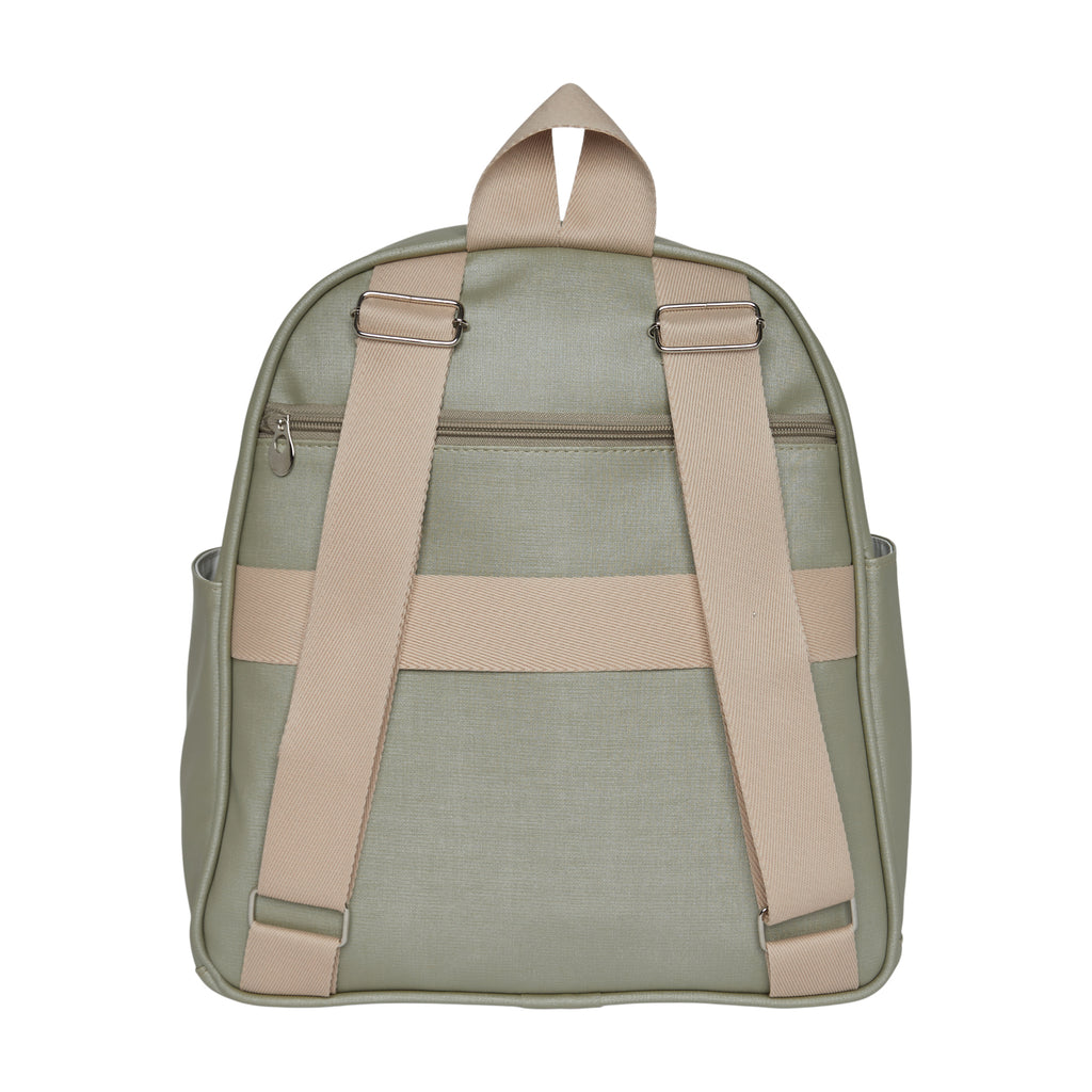 Mochila Maternidade de Passeio com Bolso Térmico Cute Verde