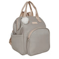 Mochila Maternidade Grande com Bolso Térmico Cute Cinza
