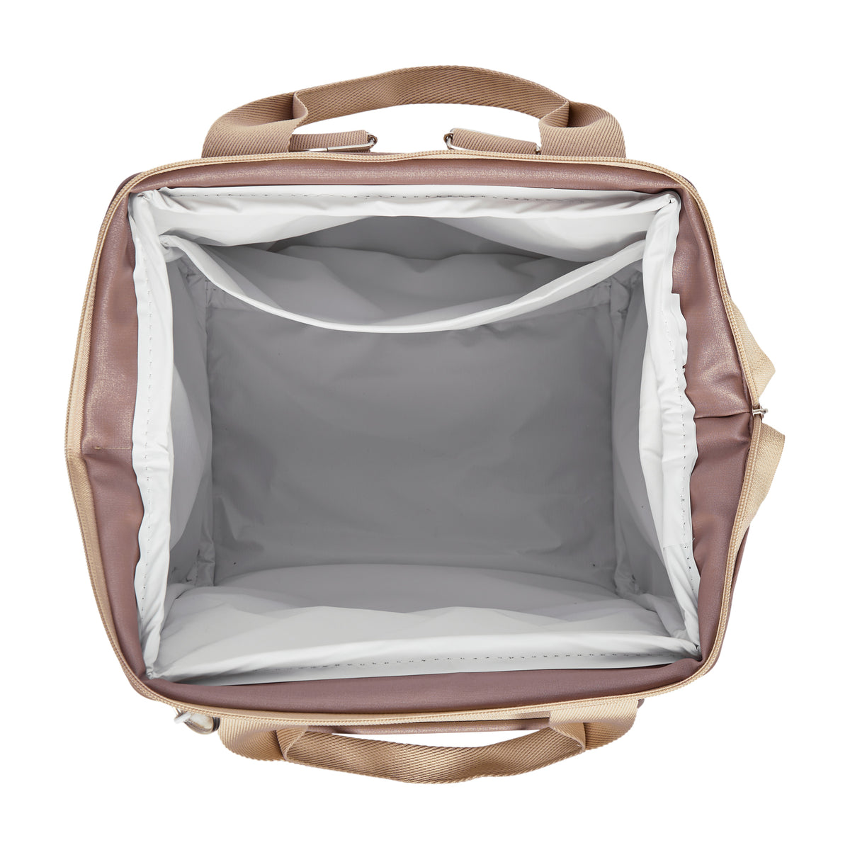 Mochila Maternidade Grande com Bolso Térmico Cute Marrom