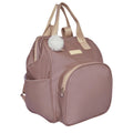 Mochila Maternidade Grande com Bolso Térmico Cute Marrom