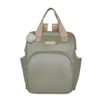 Mochila Maternidade Grande com Bolso Térmico Cute Verde