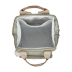Mochila Maternidade Grande com Bolso Térmico Cute Verde