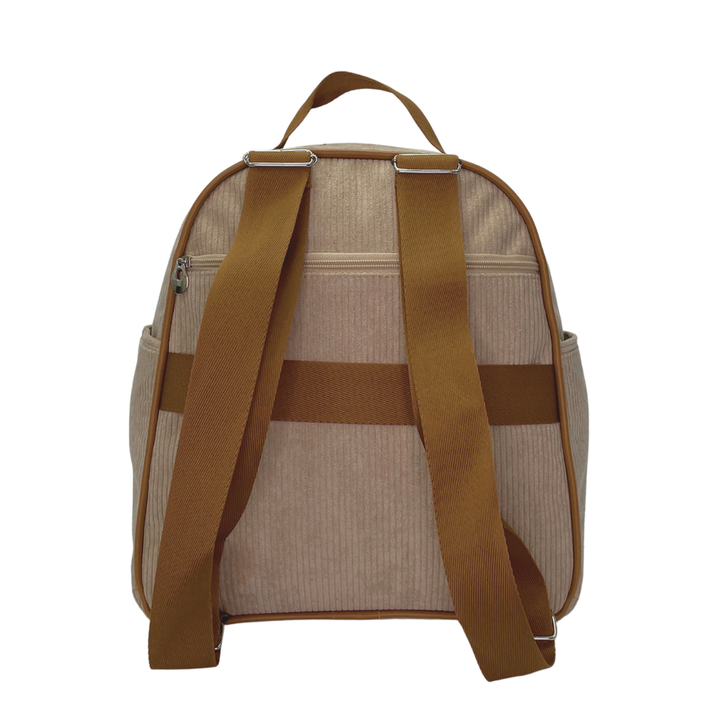 Mochila Média com Bolso Térmico Teddy- Marfim