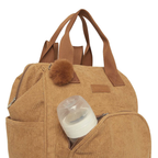 Mochila com Bolso Térmico Ninar - Caramelo