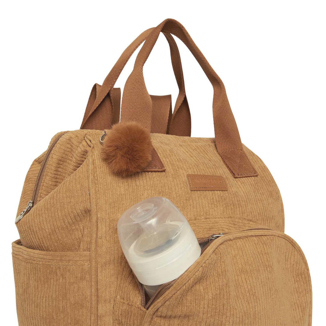 Mochila com Bolso Térmico Ninar - Caramelo