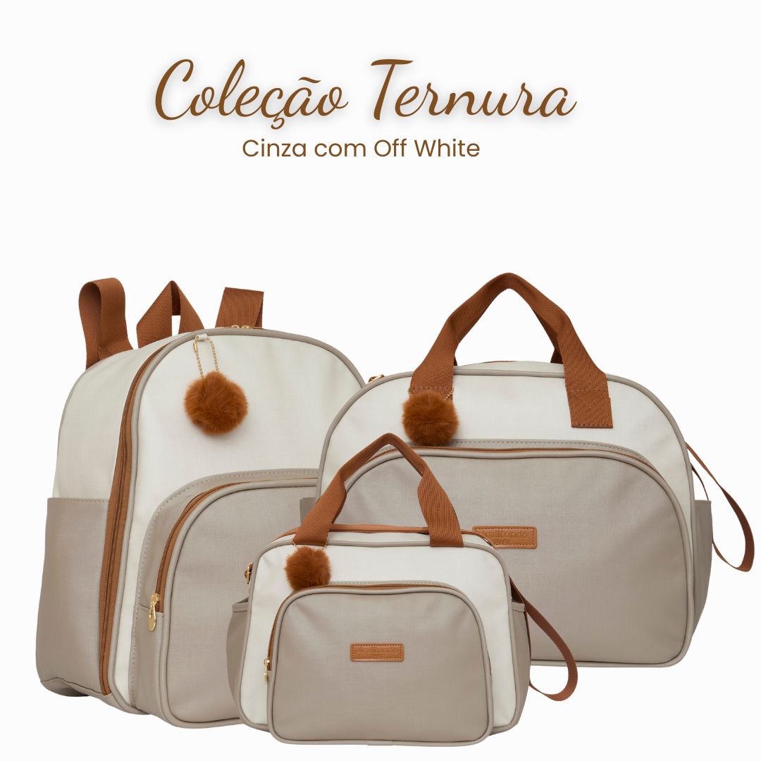 Kit Ternura Cinza- 3 Unidades