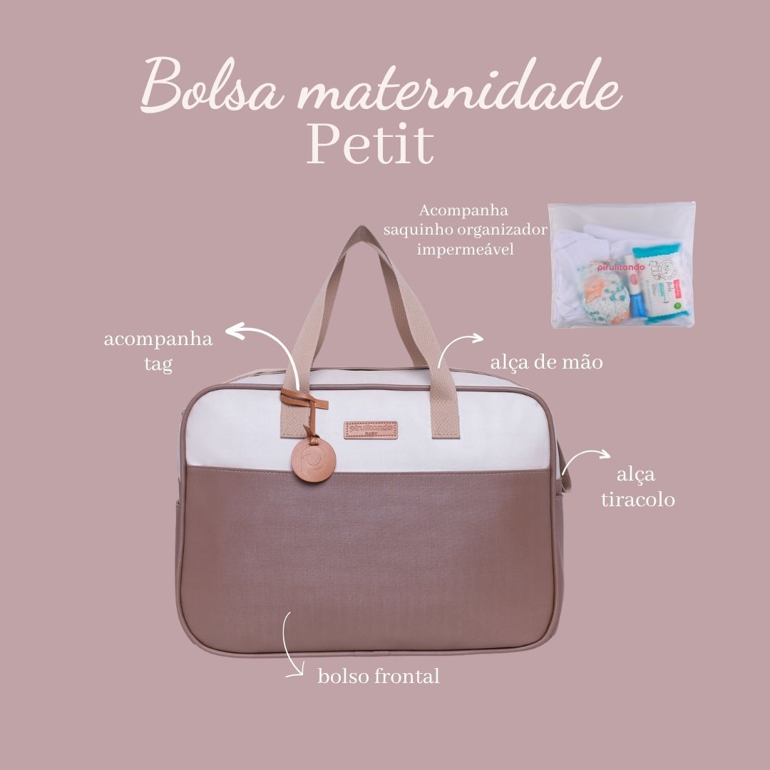 Bolsa Maternidade Grande Petit Caramelo