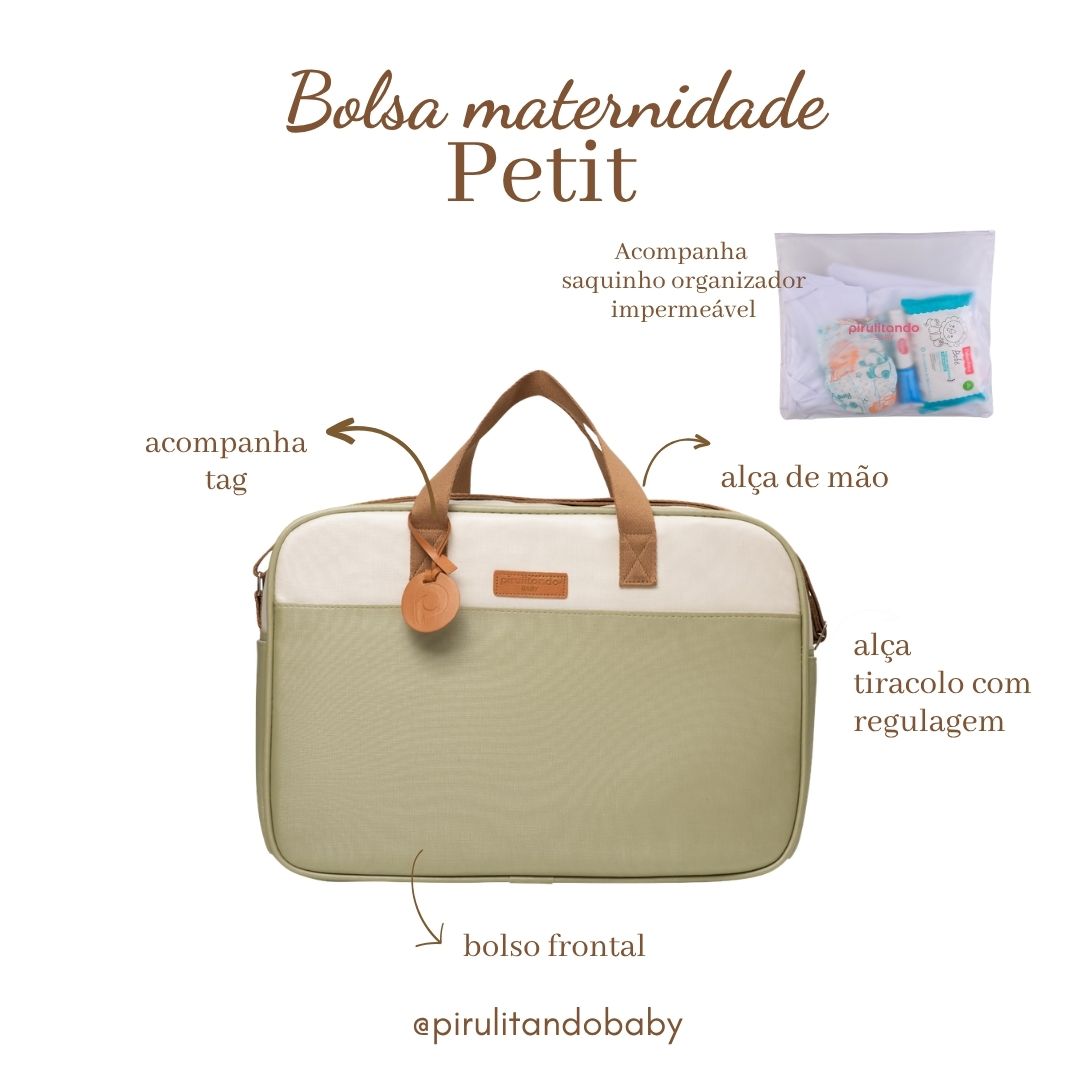 Bolsa Maternidade Grande Petit Verde