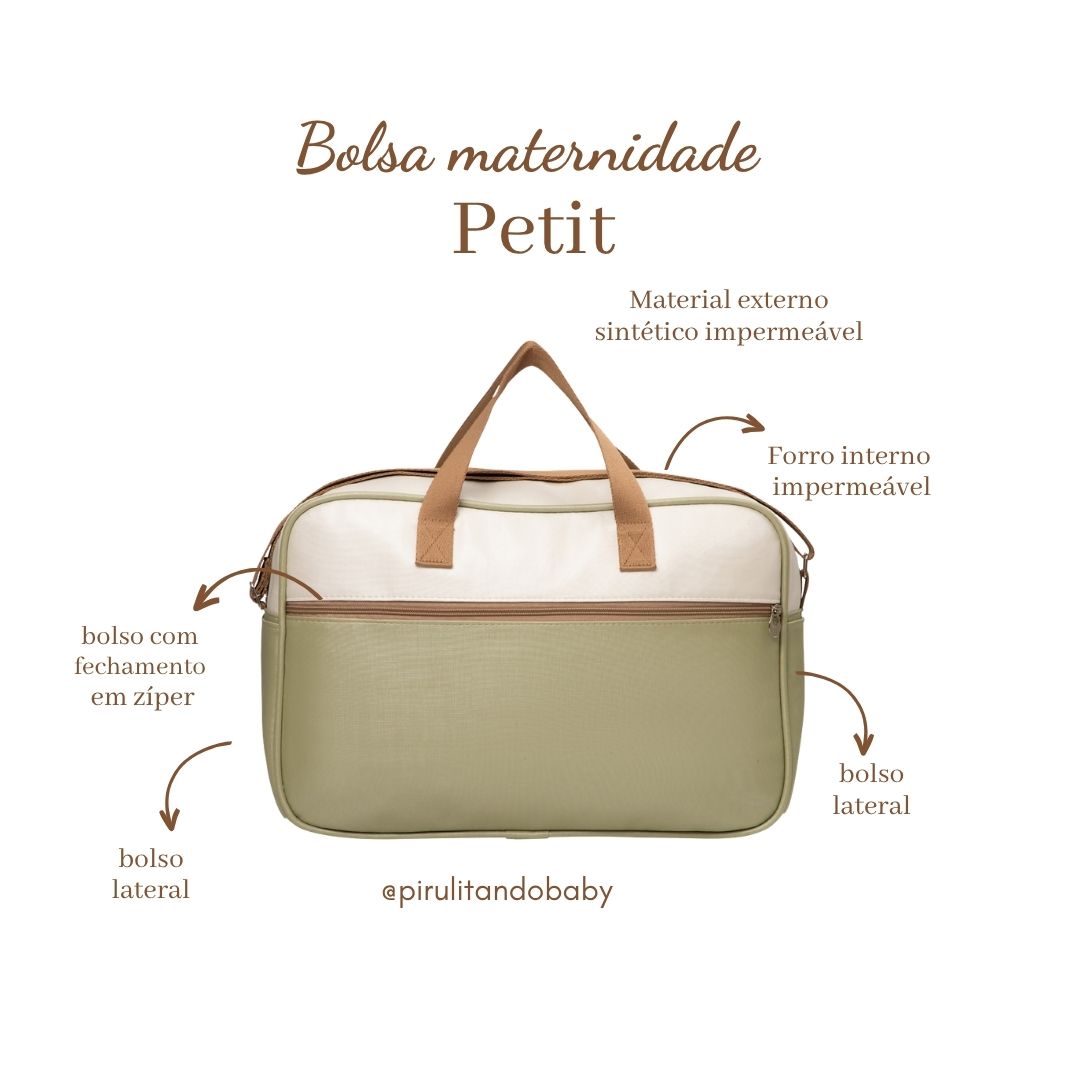 Bolsa Maternidade Grande Petit Verde