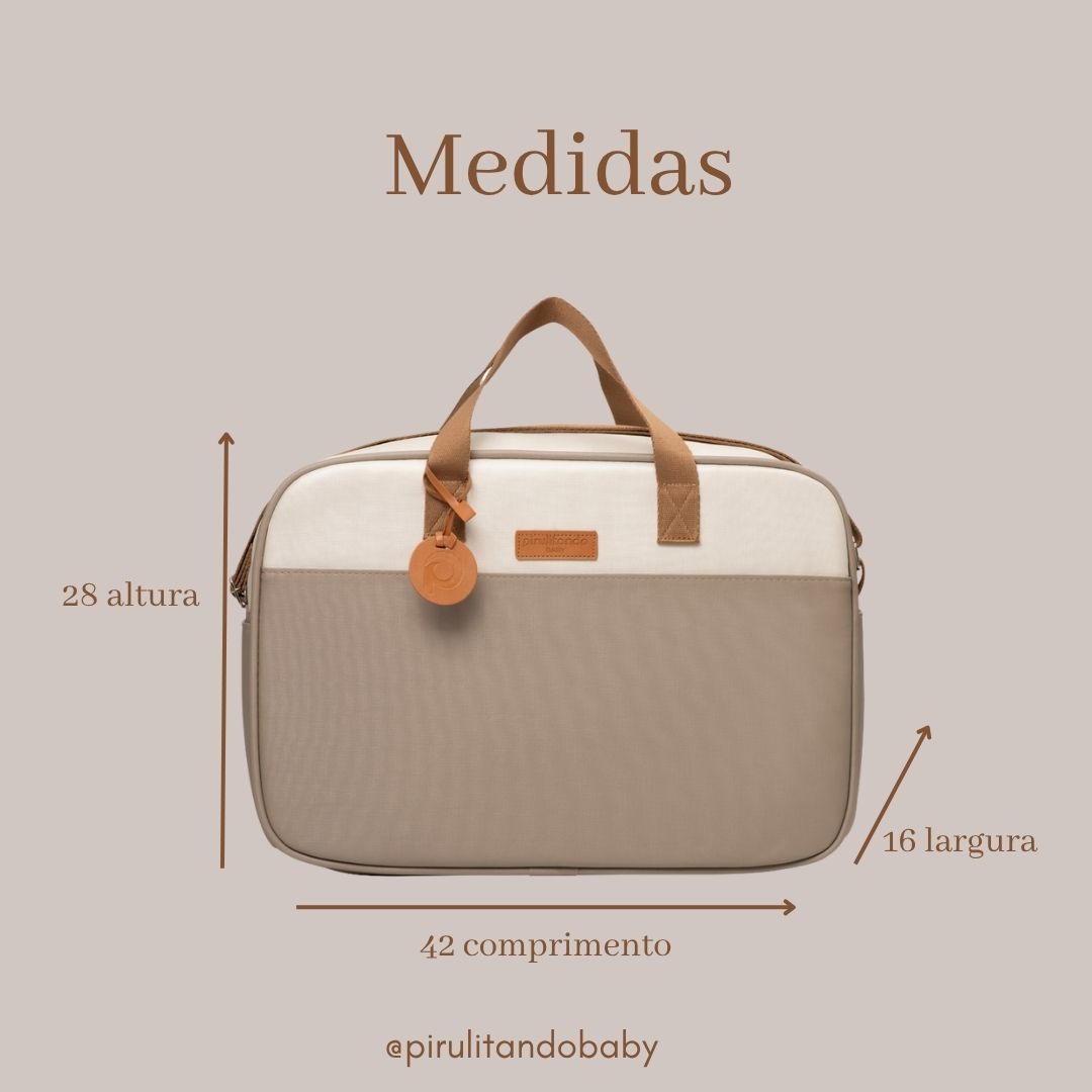 Bolsa Maternidade Grande Petit Cinza