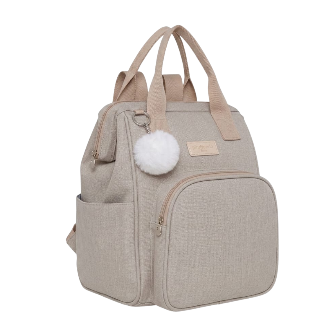 Mochila Maternidade Grande Aconchego Marfim