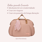 Bolsa Maternidade Grande Encanto Rosê