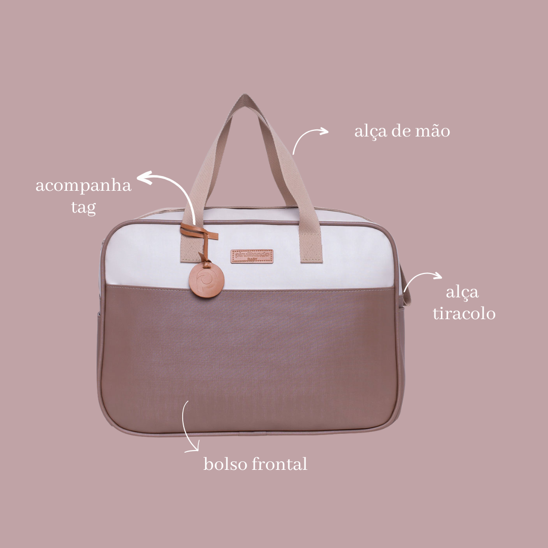 Bolsa Maternidade Grande Petit Caramelo