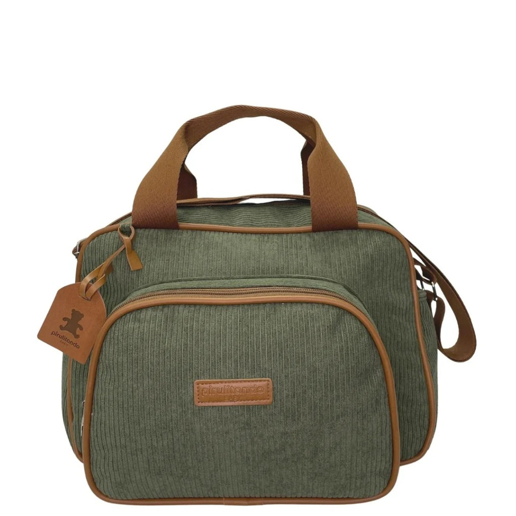 Bolsa Maternidade de Passeio Teddy Verde - foto principal | Pirulitando Baby