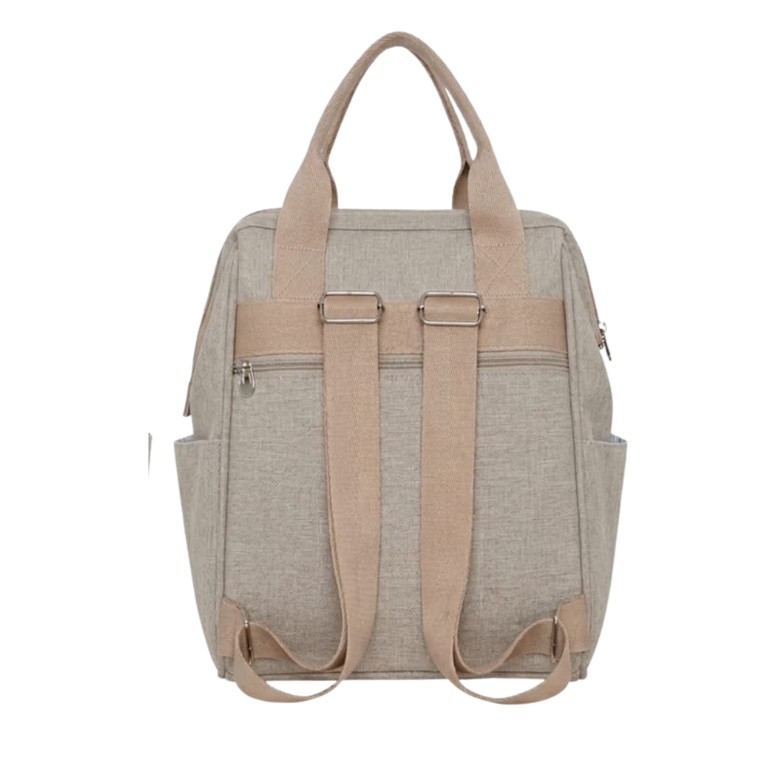 Mochila Maternidade Grande Aconchego Marfim