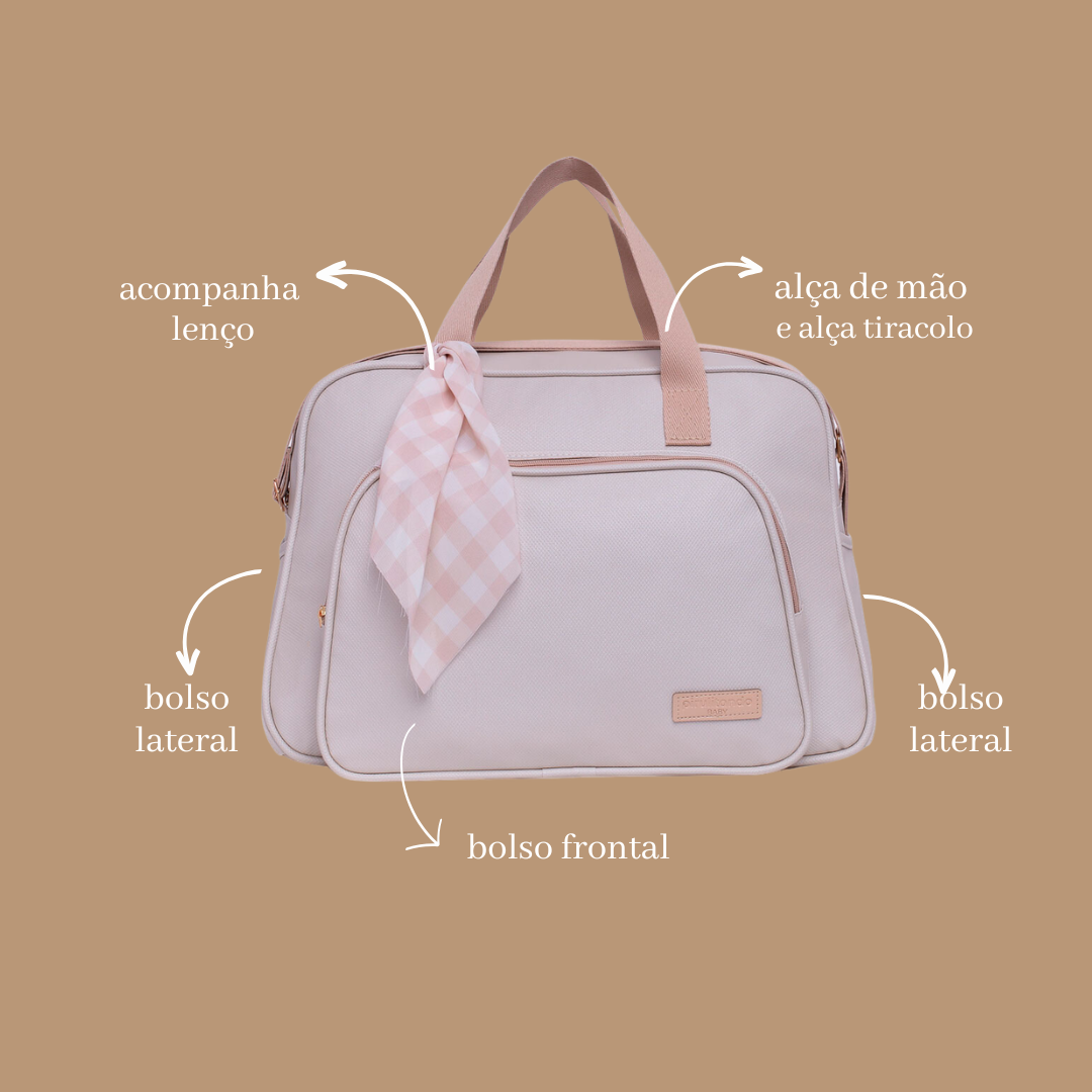 Bolsa Maternidade Grande Encanto Marfim