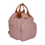Mochila Maternidade Grande com Bolso Térmico Amor de Mãe Rosê