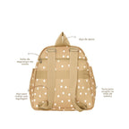 Mochila Maternidade com bolso Térmico Viver Caramelo