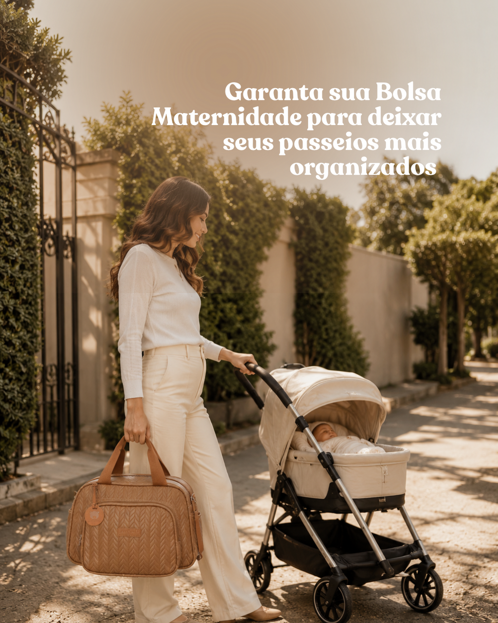 Bolsa Maternidade de Passeio Refúgio Marrom