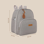 Mochila Maternidade Média Térmica Essência Cinza