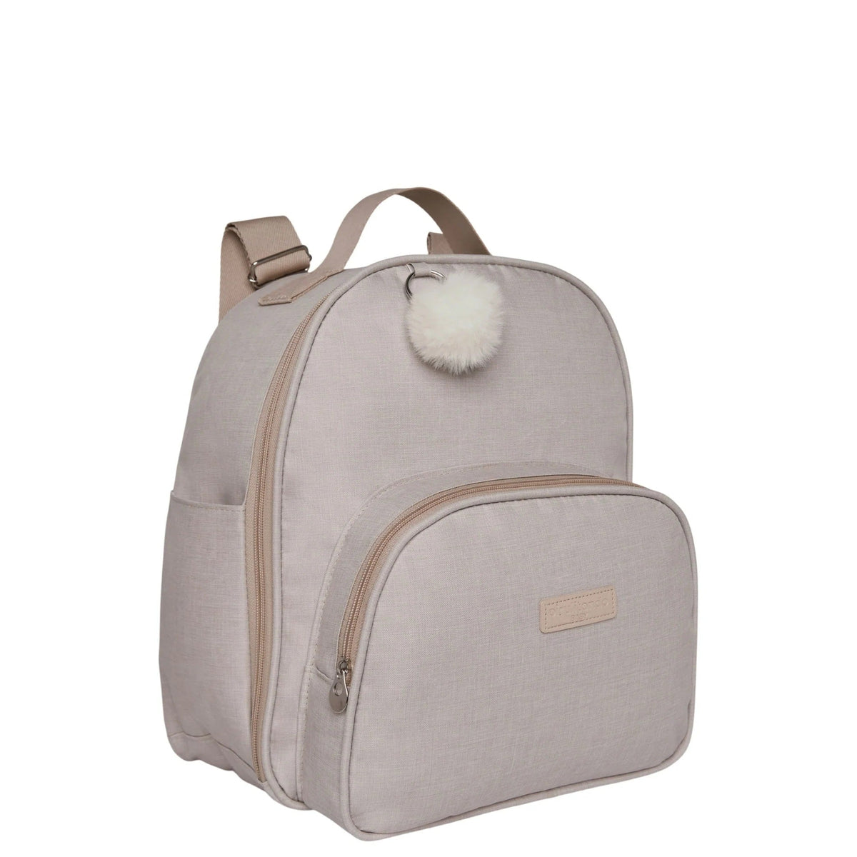 Mochila Maternidade de Passeio com Bolso Térmico Aconchego Marfim, peça do conjunto