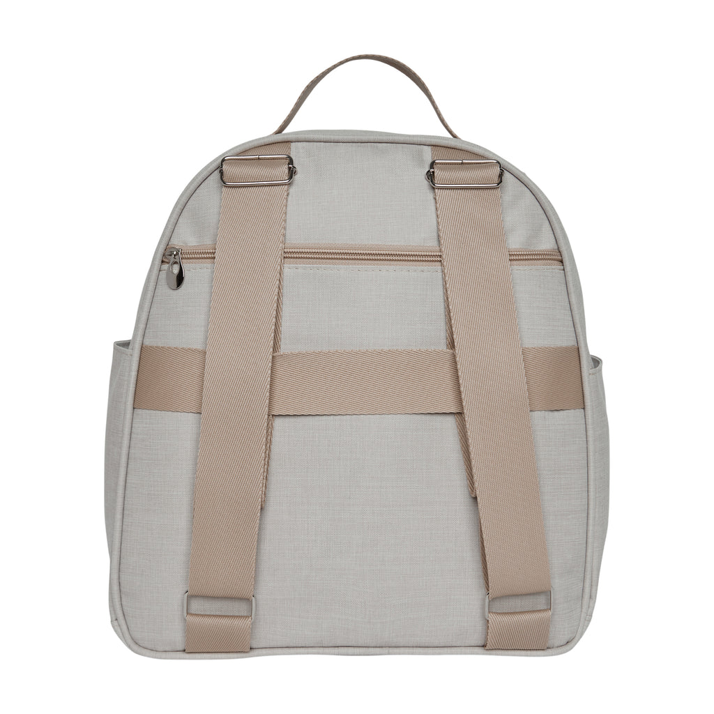 Mochila Maternidade de Passeio com Bolso Térmico Aconchego Marfim