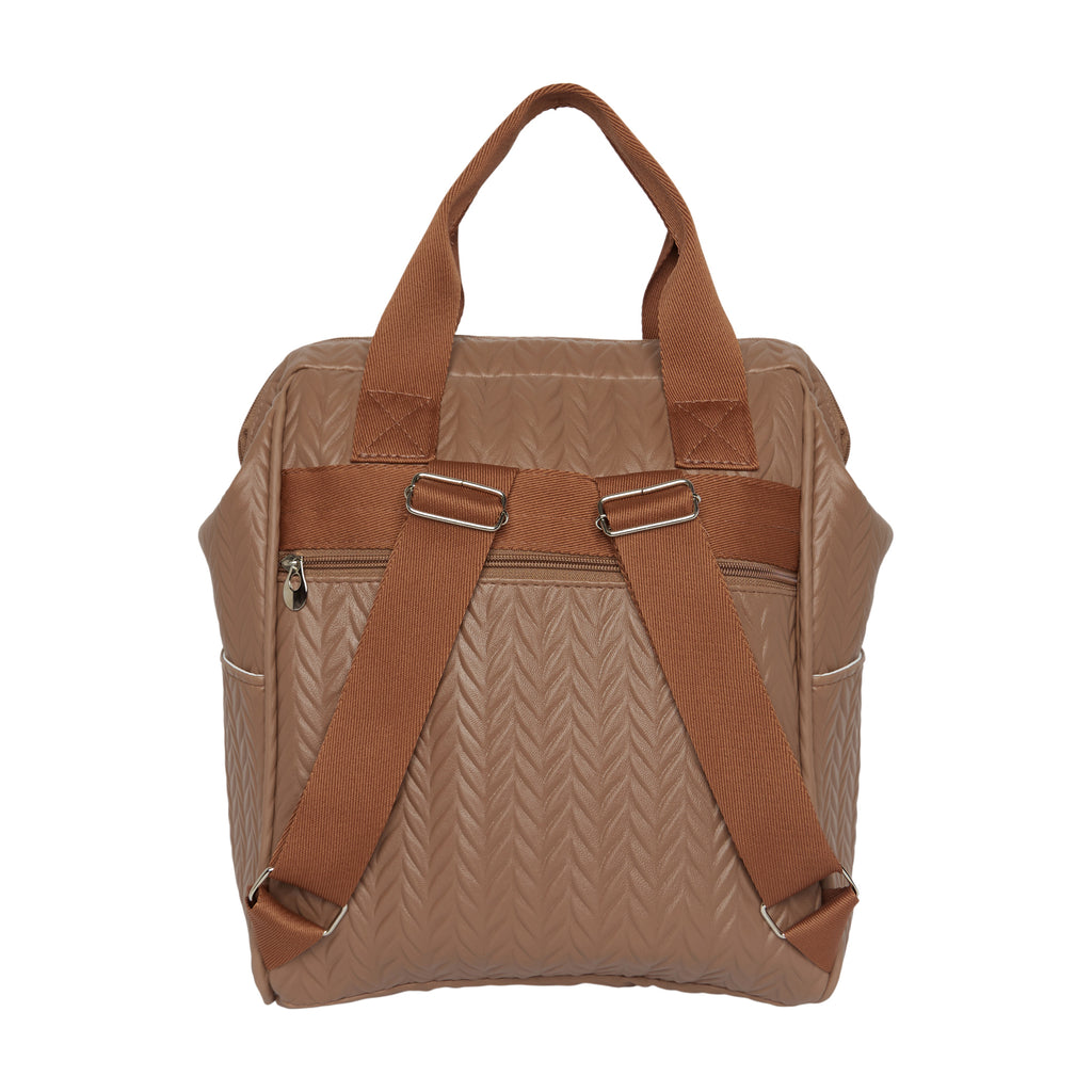 Mochila Maternidade Grande com Bolso Térmico Refúgio Marrom