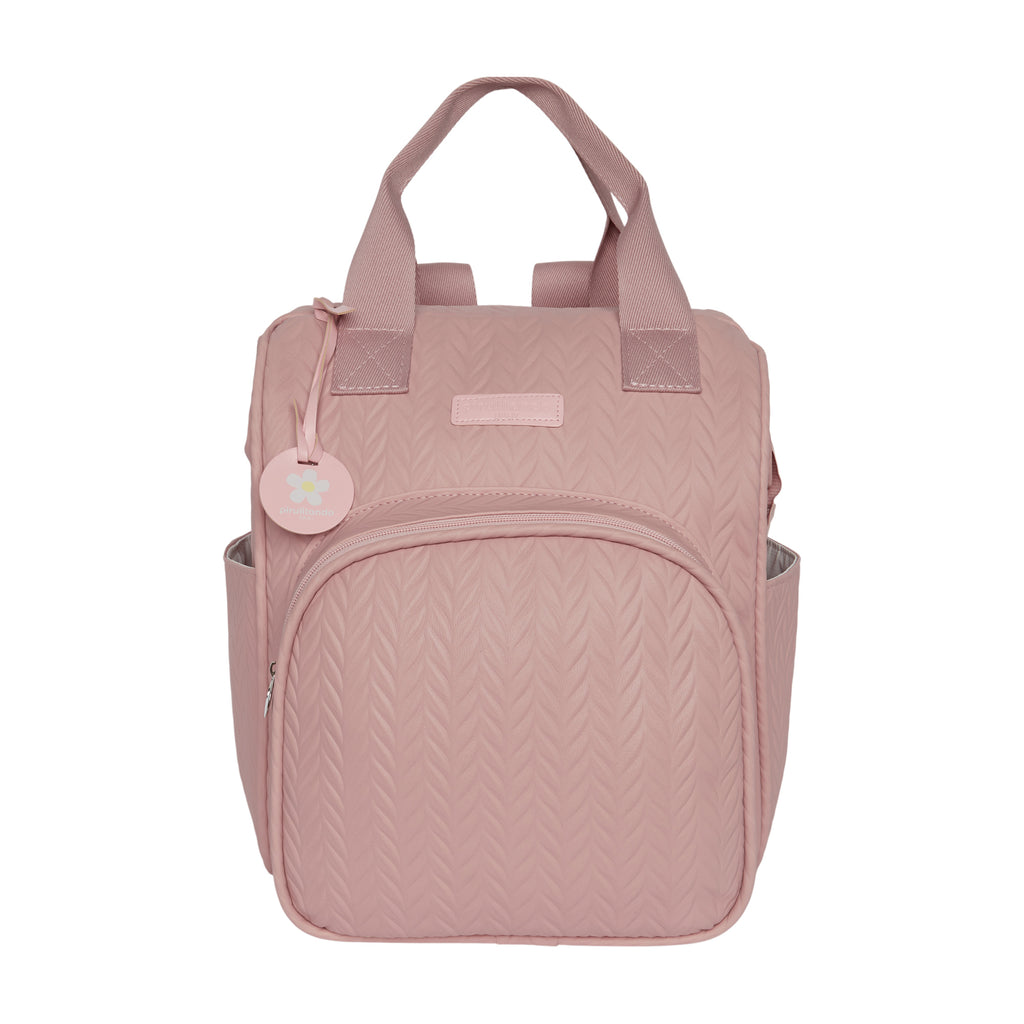 Mochila Maternidade Grande com Bolso Térmico Refúgio Rosê