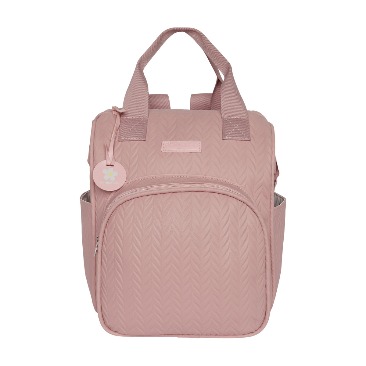 Mochila Maternidade Grande com Bolso Térmico Refúgio Rosê