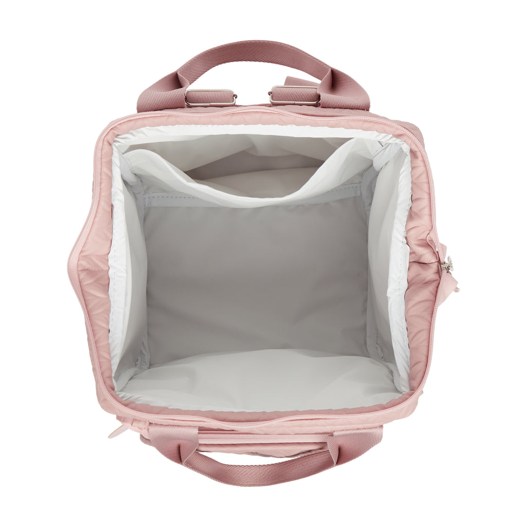 Mochila Maternidade Grande com Bolso Térmico Refúgio Rosê
