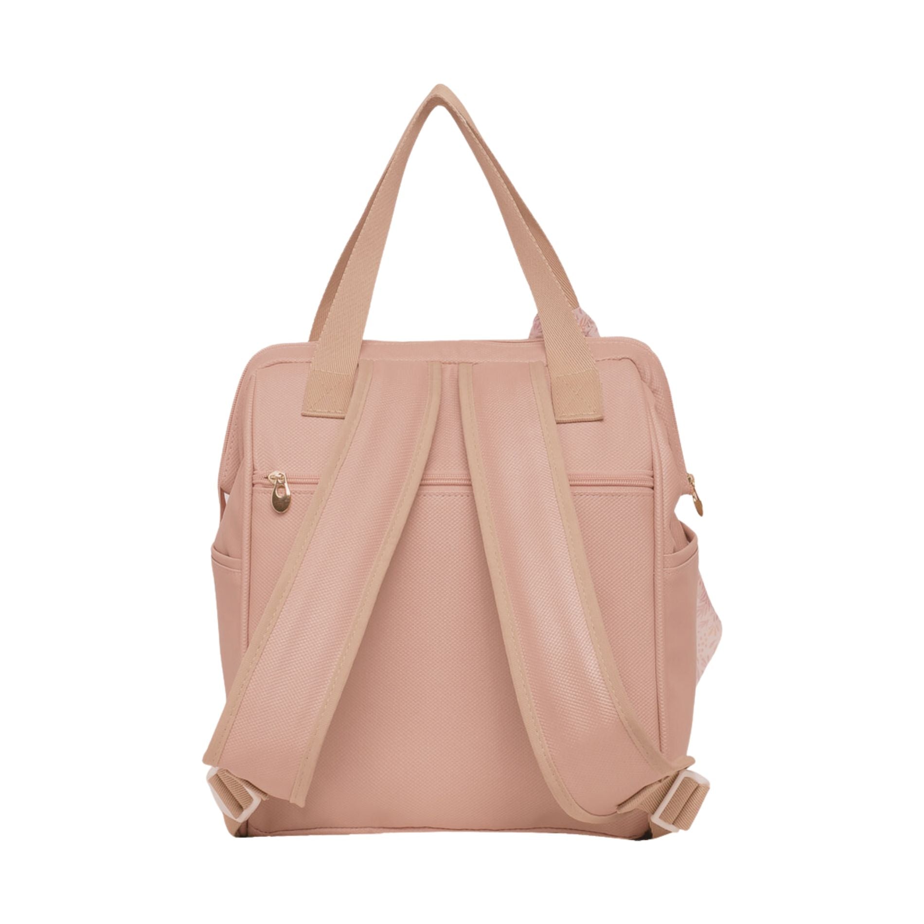 Mochila Maternidade Média com Bolso Frontal Térmico Encanto Rosê