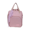 Mochila Maternidade Média com Bolso Frontal Térmico Encanto Rosê