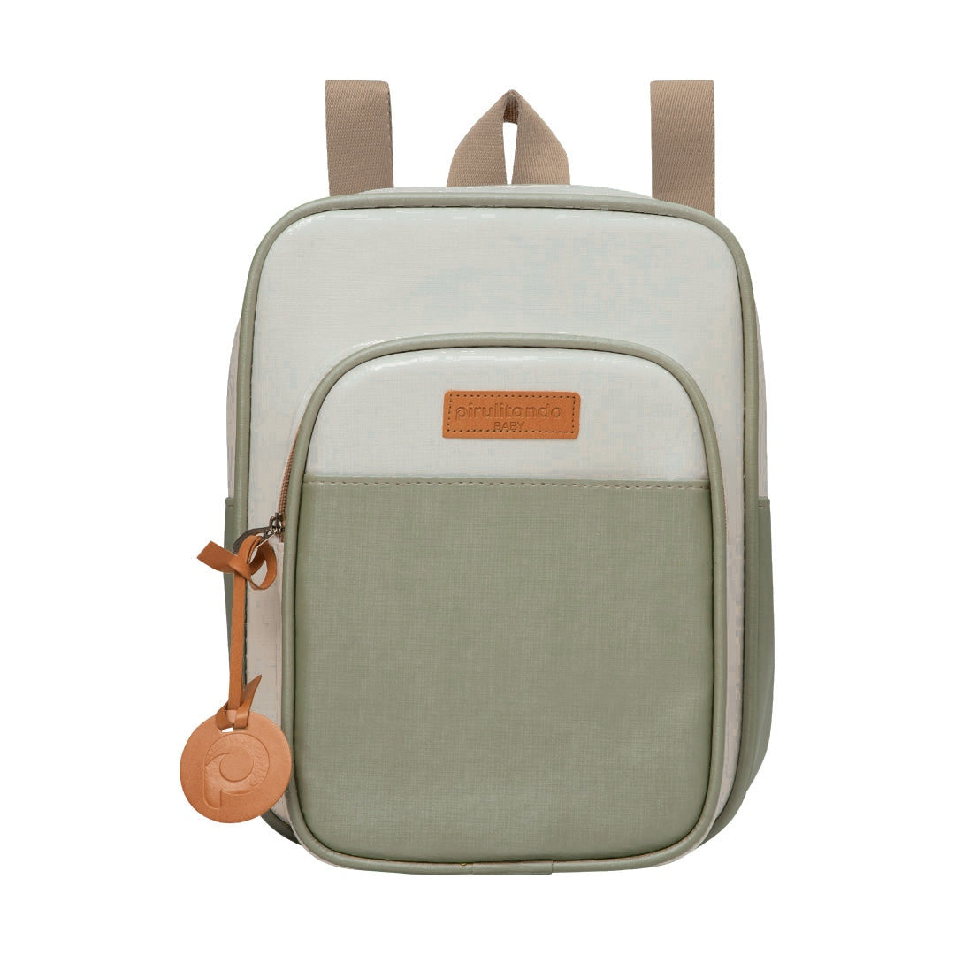 Mochila Maternidade 2x1 Térmica Petit Verde - vista frontal