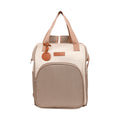 Mochila Maternidade Média Petit Cinza com Bolso Frontal Térmico