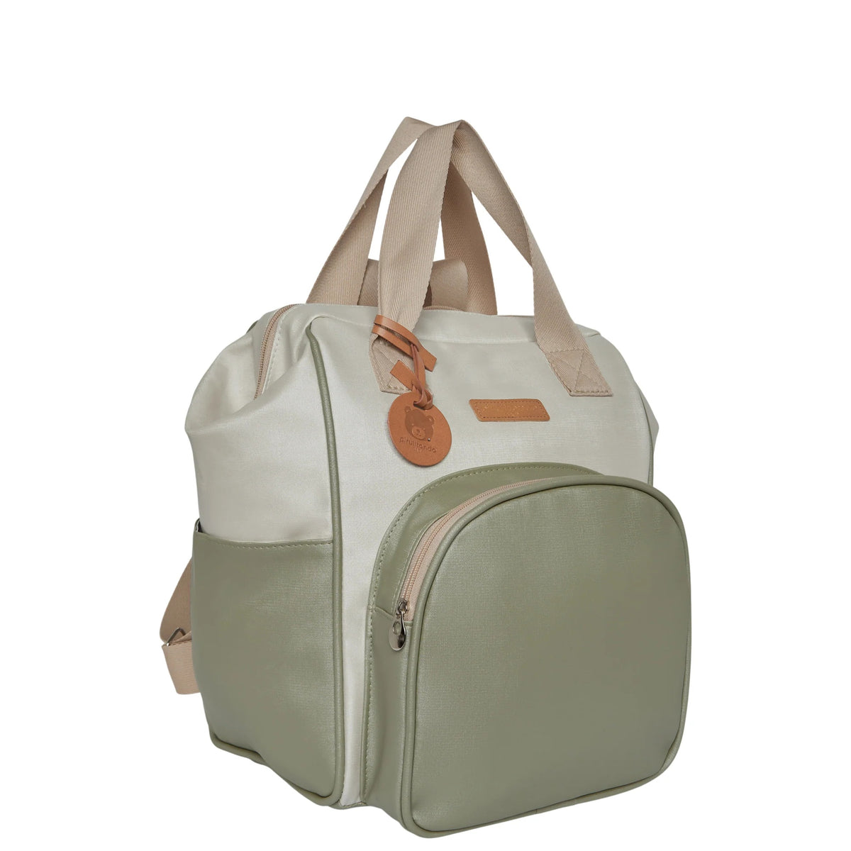 Mochila Maternidade Grande com Bolso Térmico Petit Verde