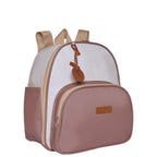 Mochila Maternidade de Passeio com Bolso Térmico Petit Caramelo, vista em 3/4