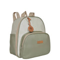 Mochila Maternidade de Passeio com Bolso Térmico Petit Verde, vista em 3/4