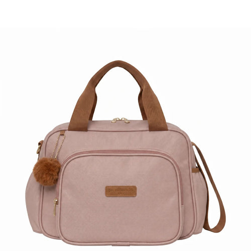 Bolsa Maternidade de Passeio Amor de Mãe Rosê - foto principal | Pirulitando Baby