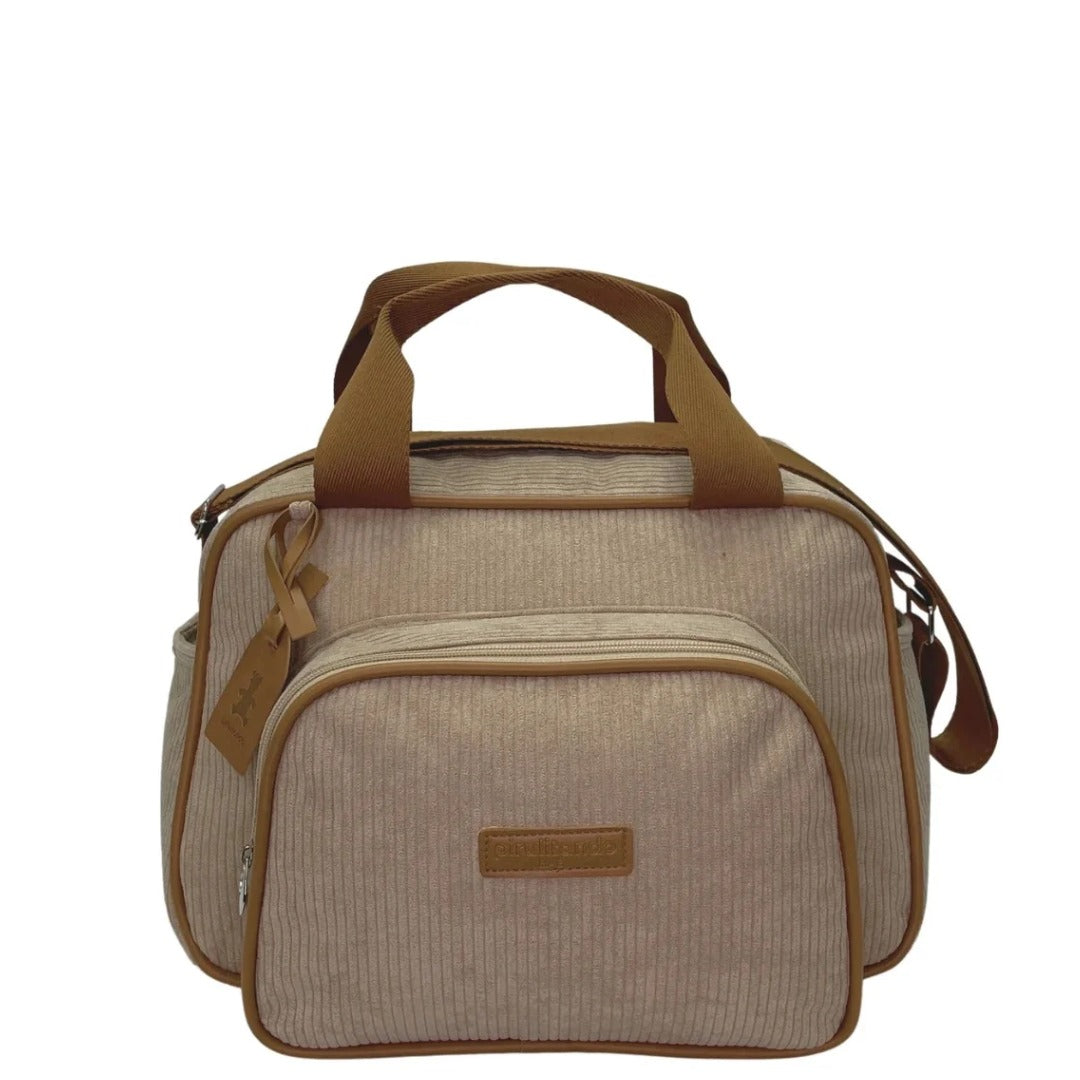 Bolsa Maternidade de Passeio Teddy Marfim - foto principal | Pirulitando Baby