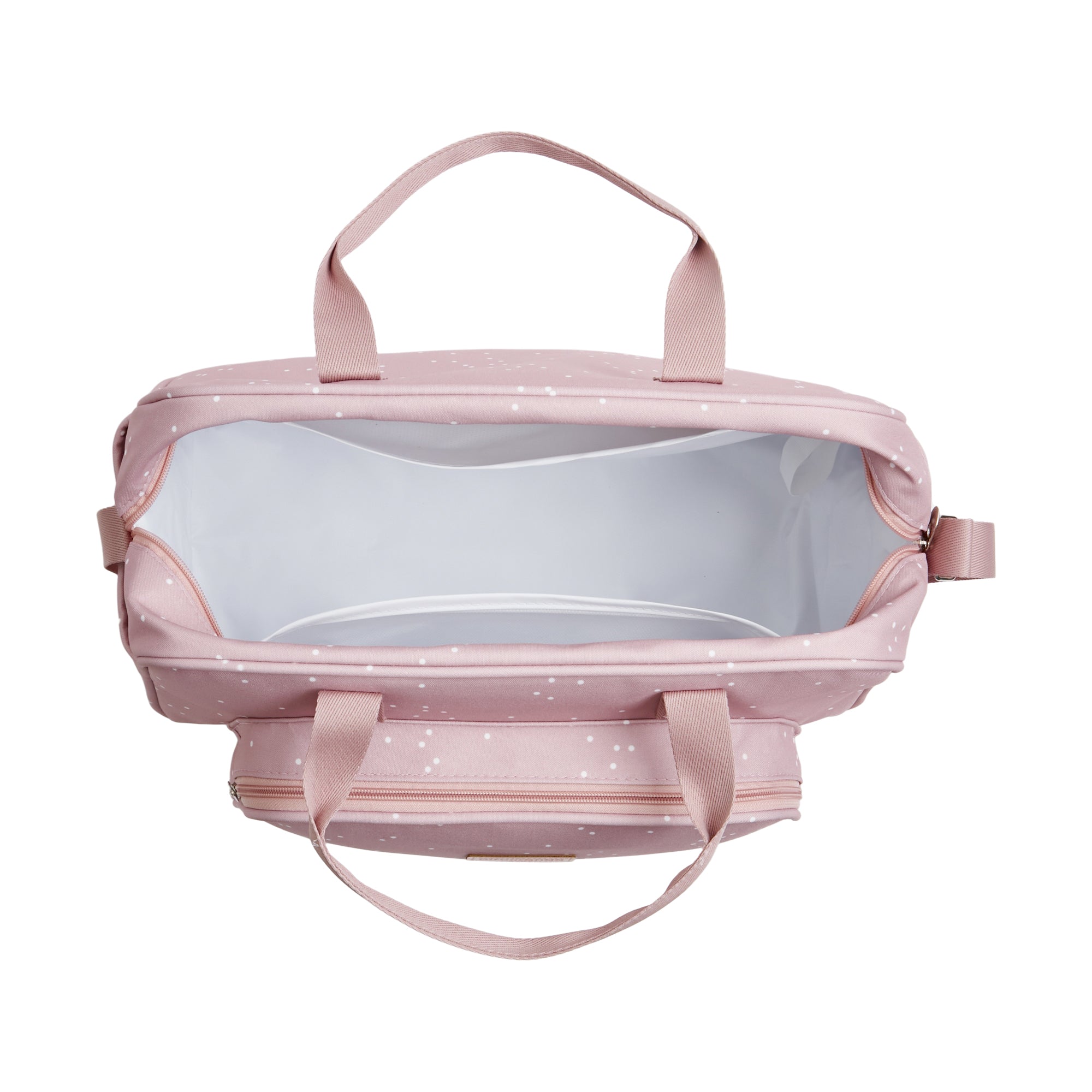 Bolsa Maternidade Grande Bolinhas Rosa