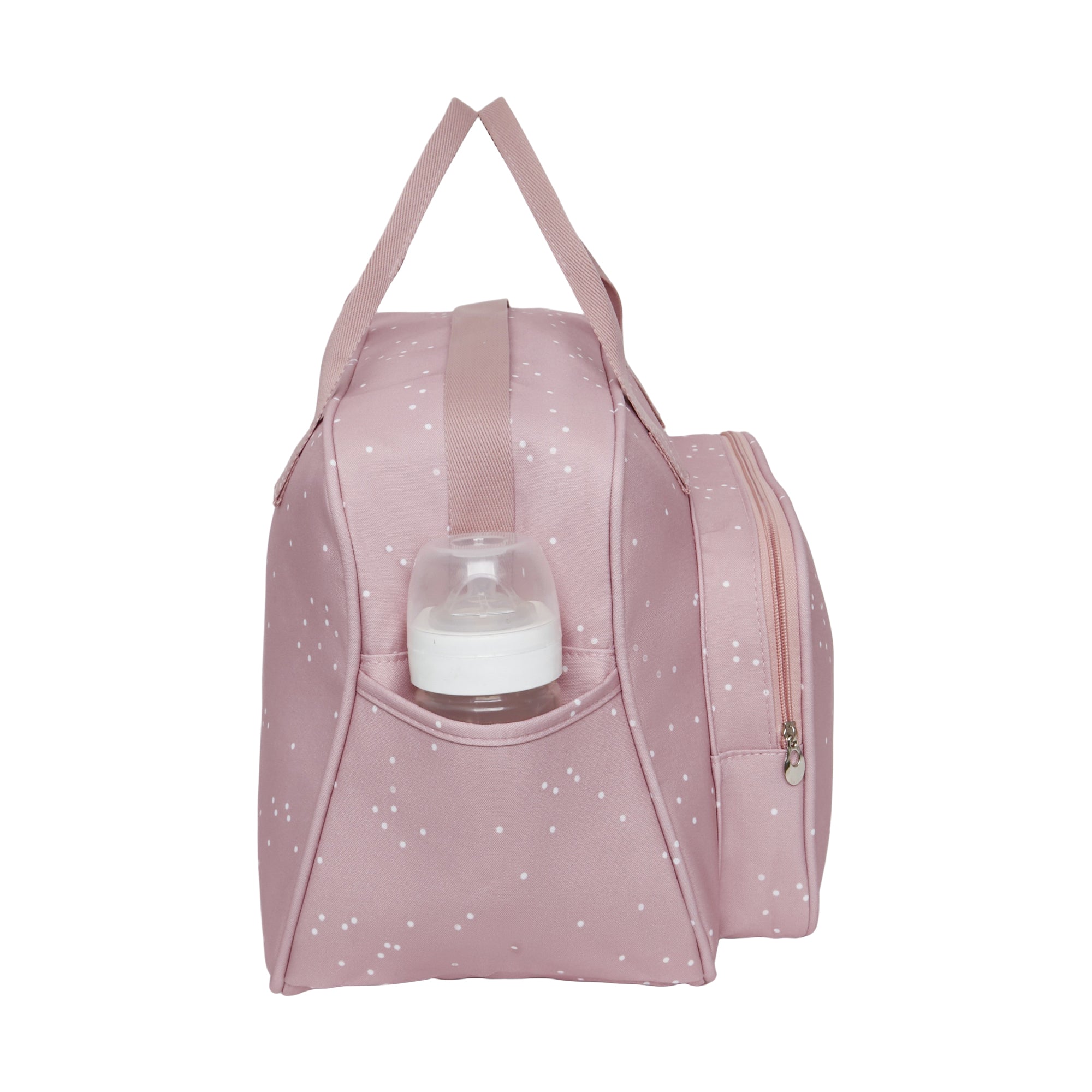 Bolsa Maternidade Grande Bolinhas Rosa