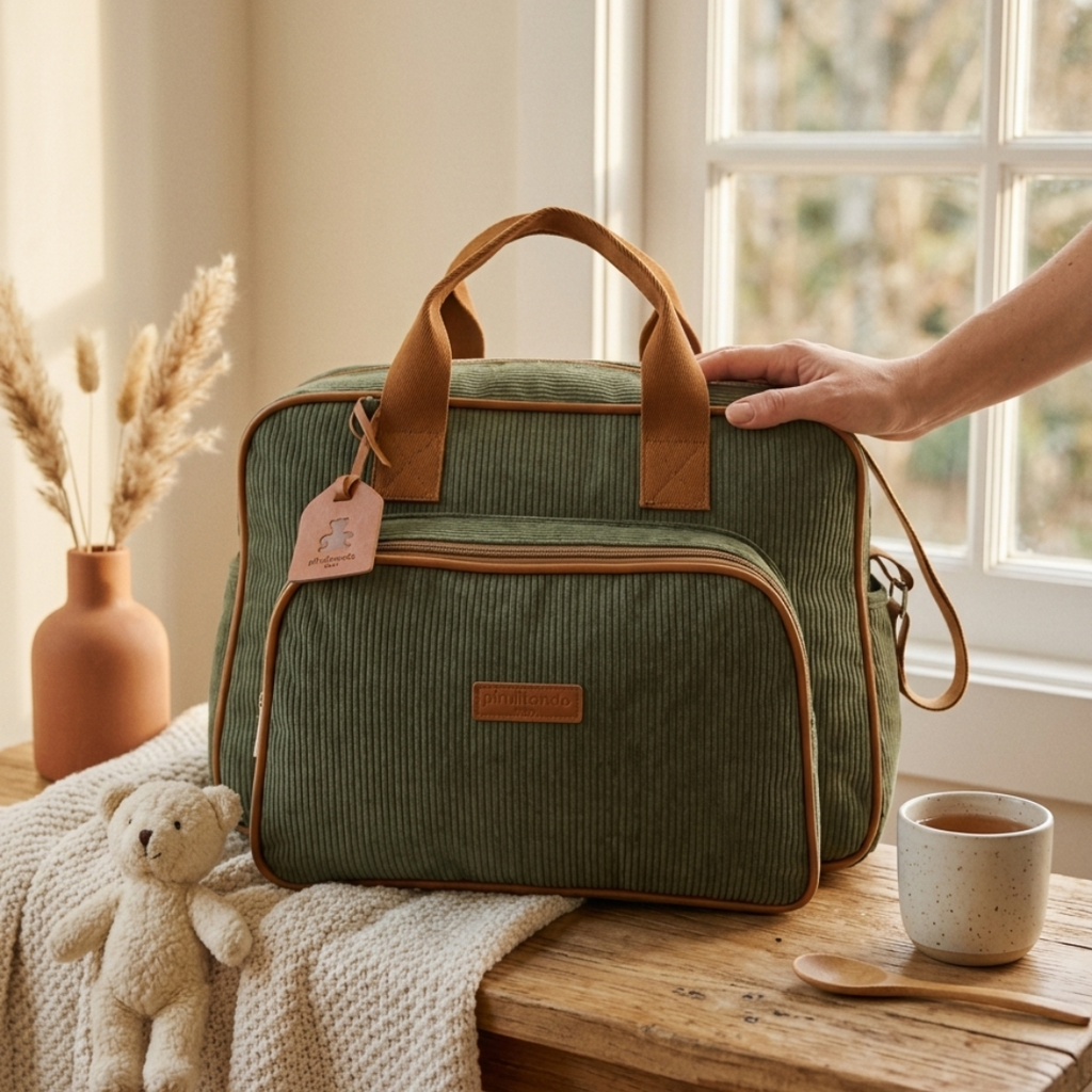 Bolsa Maternidade Teddy Verde