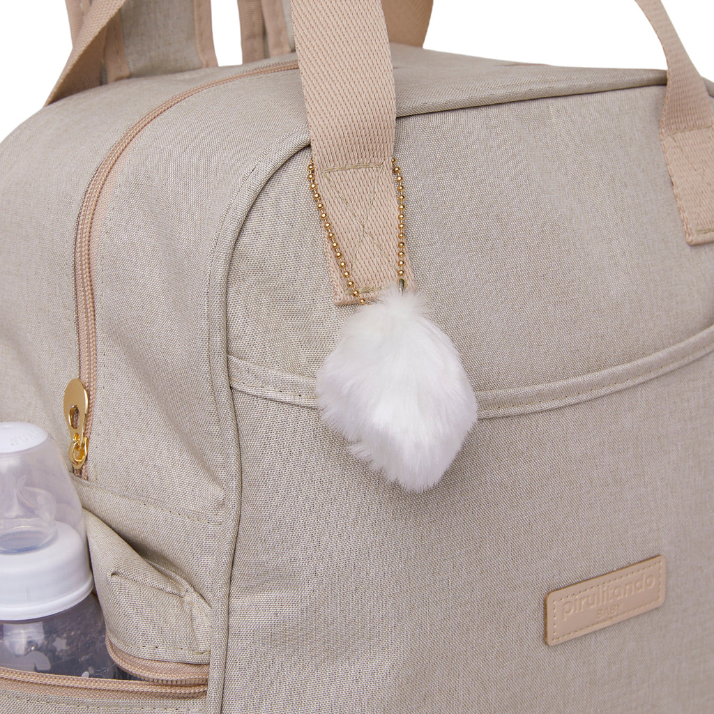 Mochila Maternidade Grande Aconchego Marfim